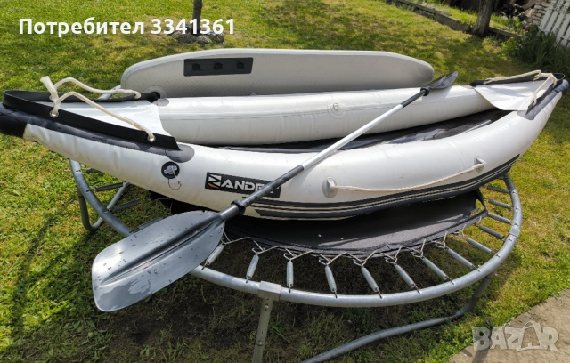 Надуваем каяк ZANDER