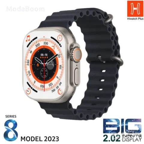 Смарт часовник smart watch T900 Ultra, снимка 2 - Мъжки - 48064147