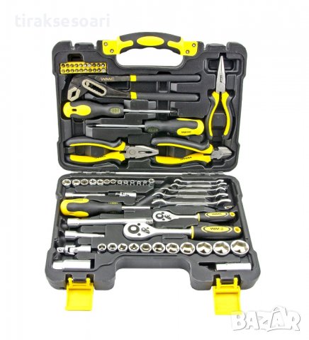 Комплект инструменти 65 части – WMC TOOLS, снимка 2 - Гедорета - 37031520