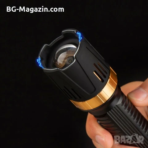 Мощен акумулаторен електрошок за самозащита с фенер кучегон самоотбрана при нападение от кучета хора, снимка 7 - Оборудване и аксесоари за оръжия - 51014733