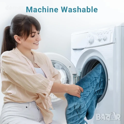 Comfytemp претеглена нагревателна подложка за облекчаване на болки в гърба 56x84 см, 1 кг, синя, снимка 6 - Други стоки за дома - 50765777