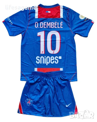 Сезон 26/27 Детски футболен екип ПСЖ Дембеле комплект PSG тениска Dembele