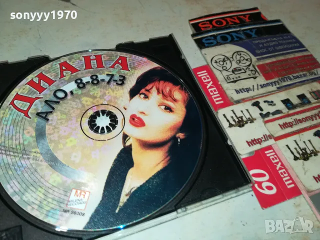 ДИАНА-1998 MILENA RECORDS-ОРИГИНАЛЕН ДИСК 2004250827, снимка 8 - CD дискове - 49965330