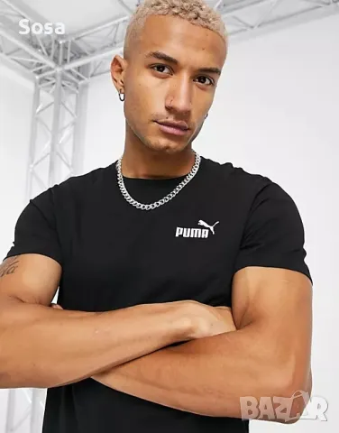 Нова тениска Puma Essentials, размер S, снимка 5 - Тениски - 47831931