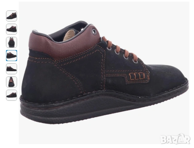 FINN COMFORT LINZ Унисекс боти черен набук и  зърнеста кожа  номер 40 , снимка 5 - Други - 53078905