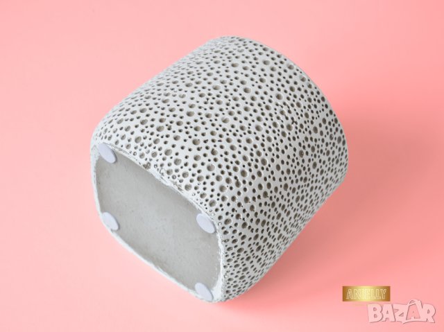 Кашпа за цветя и сукуленти / Подарък за жена / Кашпа с красив дизайн / Подарък за любител на цветята, снимка 7 - Саксии и кашпи - 40513154