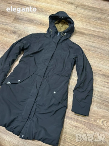 Висок клас дамска изолирана парка Didriksons Vibrant Dry5 Storm System Primaloft Long Parka , 40/М р, снимка 5 - Якета - 54357616