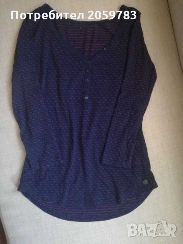 Дамска блуза тип ризка , снимка 1 - Блузи с дълъг ръкав и пуловери - 22627310