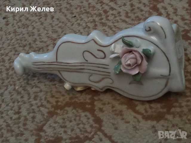 Фигурка порцелан цигулка 51712, снимка 5 - Фигурки - 52046832