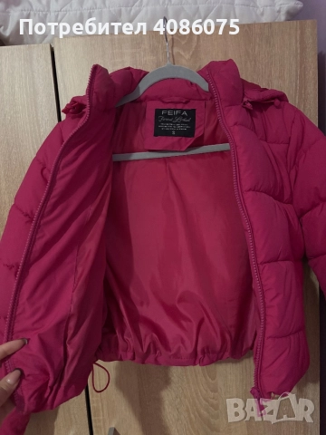 Розово зимно яке – Feira, снимка 3 - Якета - 52376716