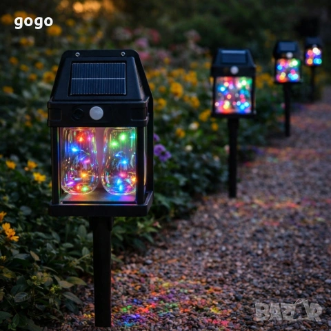 градинска лампа , снимка 4 - Соларни лампи - 54165994