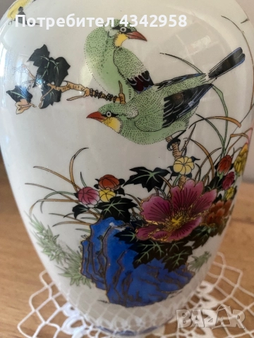 Винтидж китайска порцеланова ваза., снимка 6 - Антикварни и старинни предмети - 52934861