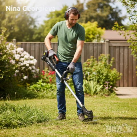 Акумулаторен храсторез с мощно рязане до 10 см Conentool Lithium Cordless Brush Cutter, снимка 2 - Градинска техника - 54168197