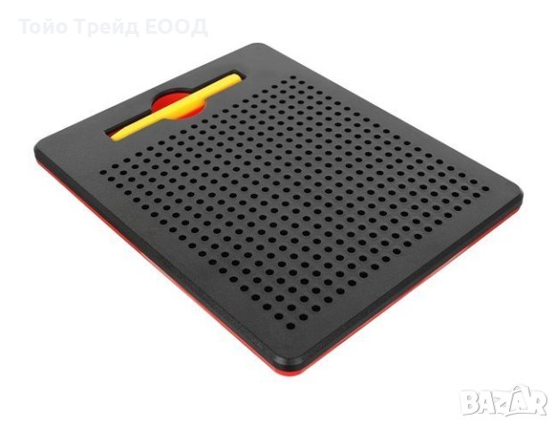 ДЪСКА + МАГНИТНИ ТОПЧЕТА + ПИСАЛКА С МАГНИТ, снимка 3 - Образователни игри - 42831034