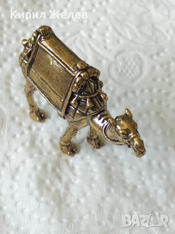 Бронзова фигурка на 🐫 камила 52844, снимка 7 - Колекции - 54171222