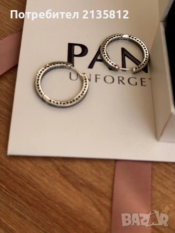 Обеци Пандора Pandora , снимка 6 - Обеци - 50633455