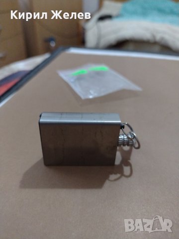 Ключодържател мини метална манерка патронче подходящ аксесоар за подарък - 6784, снимка 4 - Други - 31248149