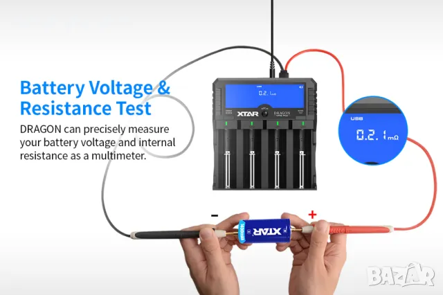 Зарядни устройства Xtar за батерии 18650, 21700, АА или ААА, снимка 2 - Оригинални батерии - 15472734