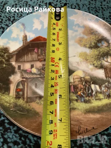 Колекционерски порцеланови чинии-4 броя, снимка 11 - Колекции - 48446137