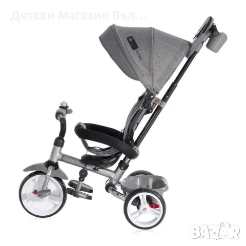 Триколка LORELLI MOOVO Grey LUXE !!!НАЙ- ИЗГОДНА ЦЕНА!!!, снимка 3 - Детски велосипеди, триколки и коли - 47711864