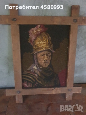 Гоблен ръчно шит, снимка 2 - Декорация за дома - 53301891