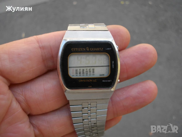КОЛЕКЦИОНЕРСКИ РЕТРО ЕЛЕКТРОНЕН CITIZEN CRYSTRON LC