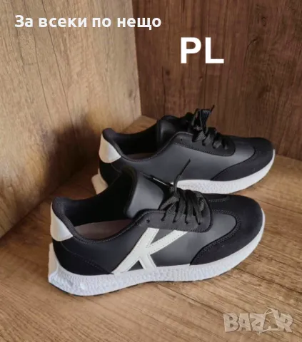 Дамски маратонки кожа и велур ; Черен велур, снимка 2 - Маратонки - 47414876