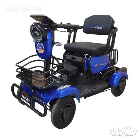 Електрическа четириколка М19 TK с три седалки – 1500W