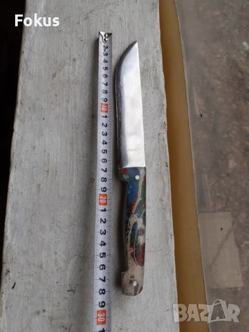 Стар български касапски нож, снимка 6 - Антикварни и старинни предмети - 39827365