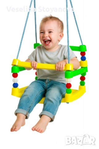 Детска пластмасова люлка, снимка 2 - Детски люлки - 52733753