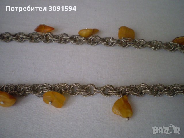 Винтидж  Дамско колие от естествен кехлибар, снимка 15 - Антикварни и старинни предмети - 40352341