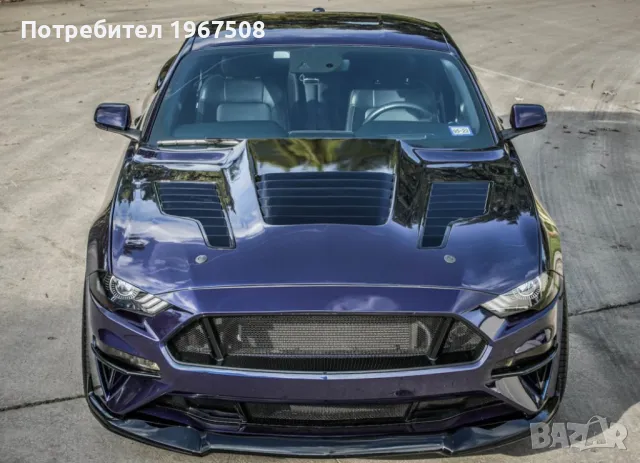 Тунинг преден капак GT500KR версия за Форд Мустанг 2018 - 2023, снимка 3 - Части - 47398803