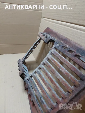 Соц Стара Голяма Многофункционална Чугунена Скара За Камини Барбекюта Огнища 5кг. НОМЕР 1457., снимка 9 - Антикварни и старинни предмети - 55972089