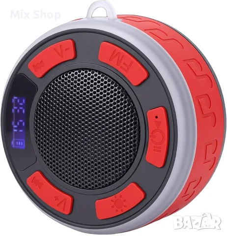 Нова Bluetooth тонколона за баня, безжична преносима тонколона с RGB LED светлина