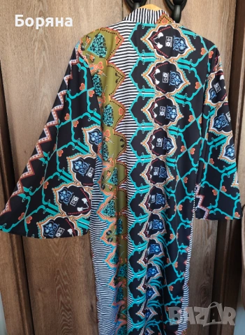 Boohoo ново кимоно плажно парео с флорален принт, снимка 15 - Бански костюми - 53917043