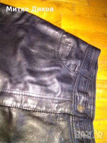 Рокерски панталон мотори-женски- CAMANCHI LEATHER LONDON размер12 естествена кожа, снимка 6 - Други спортове - 29659247