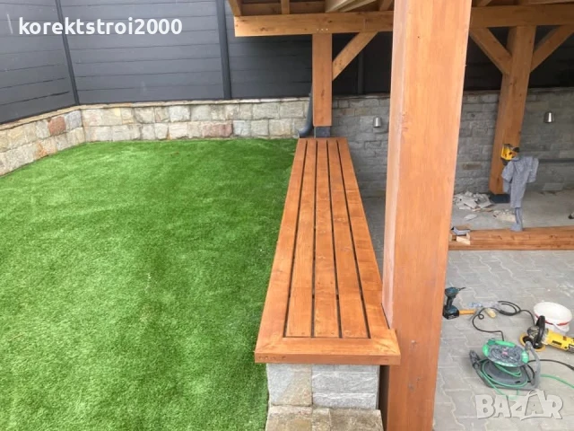  Ремонт на покриви, Дървени навеси, Изграждане на дървени навеси, Беседки, Перголи. , снимка 18 - Ремонти на покриви - 32467658