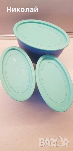 4 контейнера Tupperware , снимка 9 - Кутии за храна - 53225713
