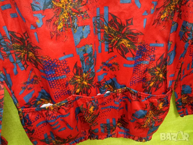 Loffler M- Червена блуза за колоездачи , снимка 4 - Блузи - 44285045