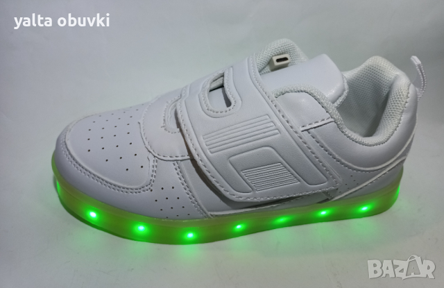 Детски светещи кецове LB-687, LED светлини, USB зарядно, снимка 8 - Детски маратонки - 44759289