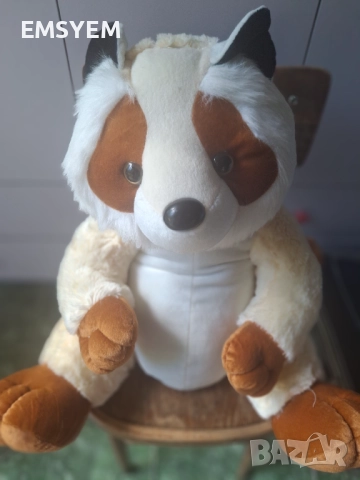 Голяма плюшена играчка Енот + лот плюшени играчки, снимка 3 - Плюшени играчки - 51779227