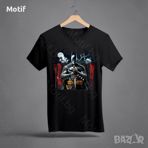 Тениска Motif с цветна щампа Batman / Батман