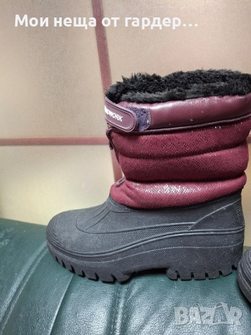 Ботуши зимни термо топли, р.39 гумирани., снимка 2 - Дамски ботуши - 51973608