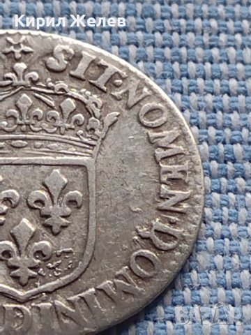Сребърна монета 1/12 Екю 1662г. Луй четиринадесети Лион Франция 28459, снимка 11 - Нумизматика и бонистика - 42872200