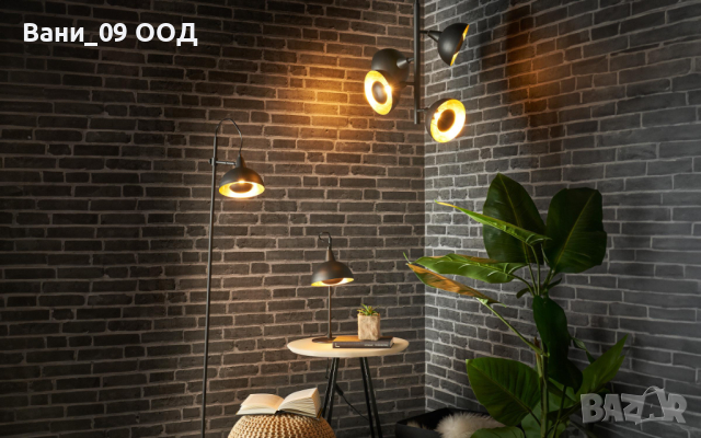 Таванна лампа в индустриален стил , снимка 6 - Лампи за таван - 44650600