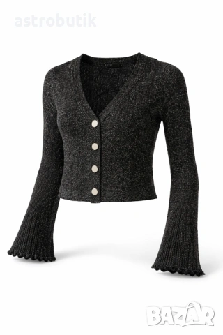 Жилетка с метална нишка