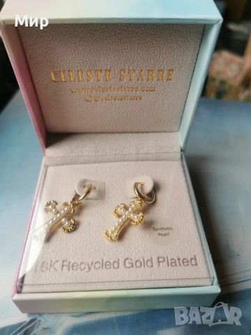 Обеци от CELESTE STARRE 18K GOLD PLATED
