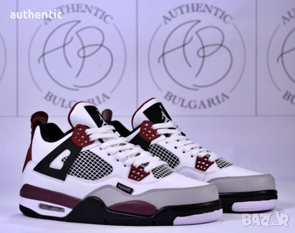 Nike Jordan Retro 4 PSG, Pure Money, Black Canvas Мъжки Дамски Маратонки, снимка 6 - Спортни обувки - 39215036