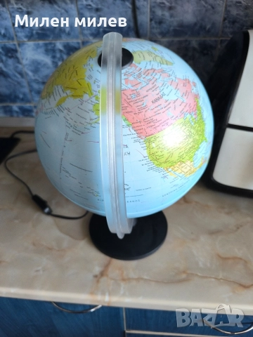 продавам нов глобус лампа, снимка 2 - Настолни лампи - 52962026