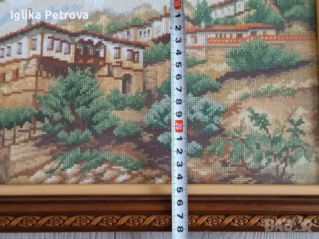 Гоблен Възрожденски къщи , снимка 10 - Гоблени - 56443864